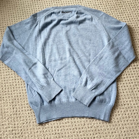 Boys cotton/cashmere sweater from the luxury European brand Hackett. Sz 11/12 - Picture 7 of 9